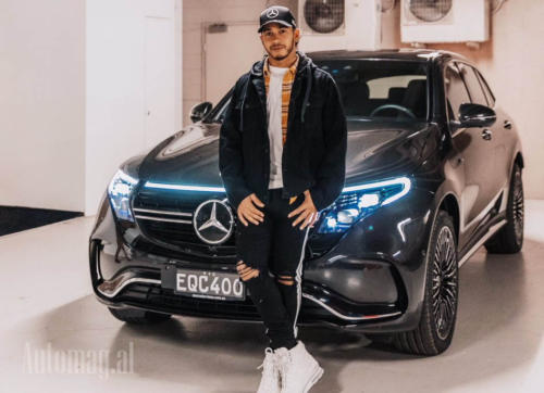 Lewis Hamilton Mercedes EQC